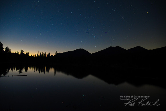 Reflections of Orion - Sprague Lake - 8/09/22 - DSC_8703_edited