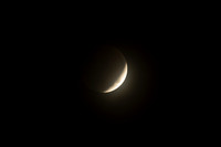 DSC_1547_edited - Partial Eclipse with high clouds as Earth's umbra nearly covers the moon's face