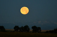 DSC_8967_edited_edited - Strawberry Solstice Moon setting over the Rockies.  Good start to the day!